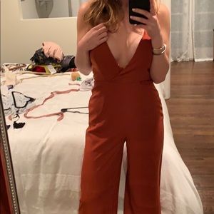 jumpsuit 🔥 burnt orange color